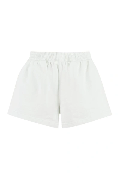 Balenciaga Cotton Shorts In White