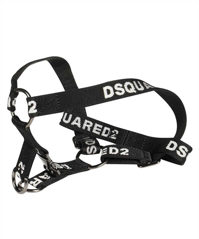 Dsquared2 Poldo X D2 - Logo Printed Harness In Black