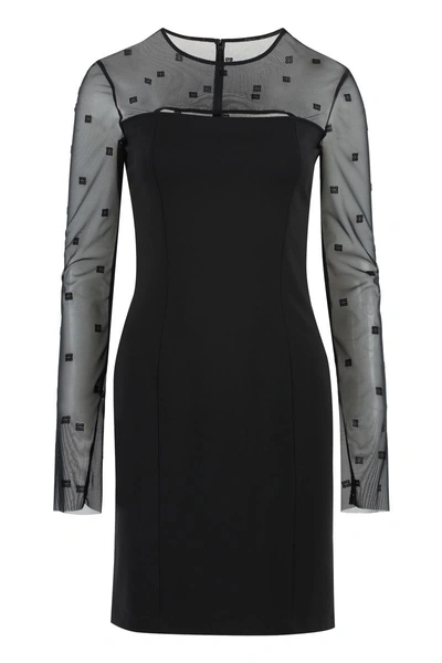 Givenchy Long Sleeves Dress In Black