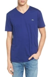 Lacoste V-neck T-shirt In Ocean