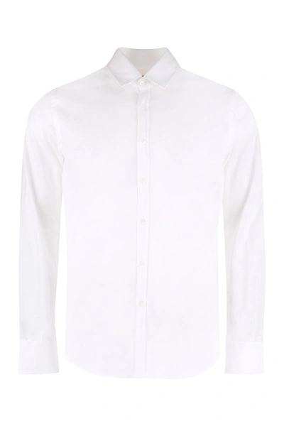 Canali Cotton Shirt In White