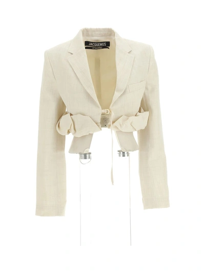 Jacquemus Jackets In Cream