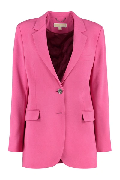 Michael Michael Kors Single-breasted Two-button Blazer In Pink