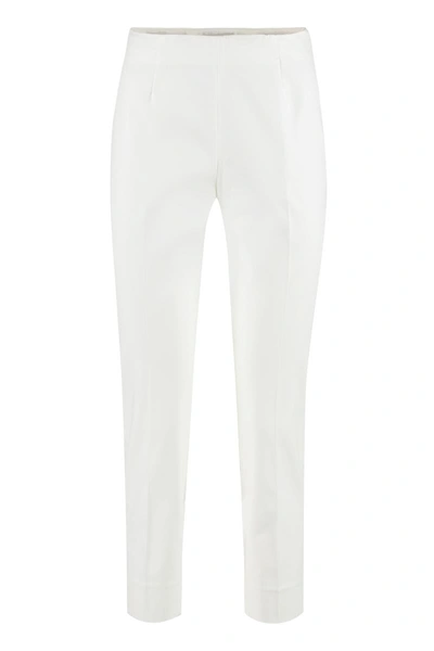 Peserico Cotton Trousers In White