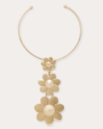 Ramy Brook Ezra Flower Necklace In Gold