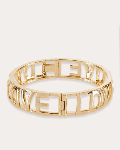 Ramy Brook Love Bangle Bracelet In Gold