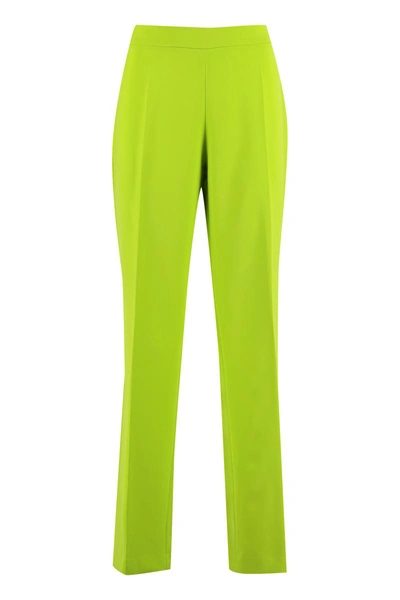 Clips High-rise Trousers In Green
