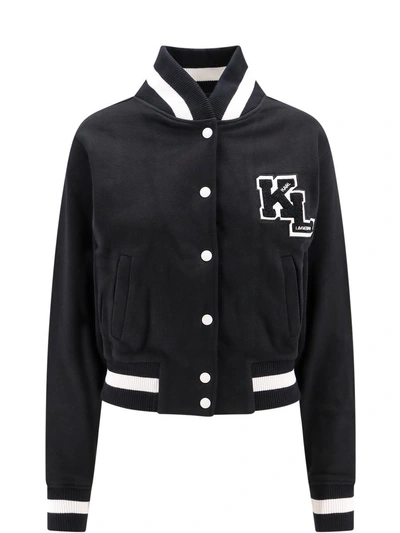 Karl Lagerfeld Sweatshirt In Negro