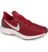 Nike Air Zoom Pegasus 35 Running Shoe In Red Crush/ Moon/ Burgundy