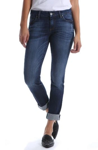 Kut From The Kloth Catherine Distressed Boyfriend Jeans In Present