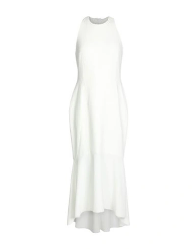 Rebecca Vallance Midi Dresses In White