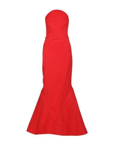 Zac Posen Long Dress In Red