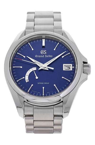 Watchfinder & Co. Grand Seiko  2018 Spring Drive Bracelet Watch, 40mm In Blue