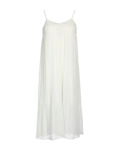 Maje Short Dress In Ivory