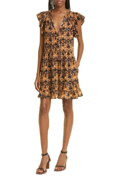 Ulla Johnson Lina Cotton Blend Cover-up Dress In Constellation
