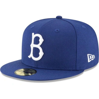 New Era Royal Brooklyn Dodgers Cooperstown Collection Wool 59fifty Fitted Hat