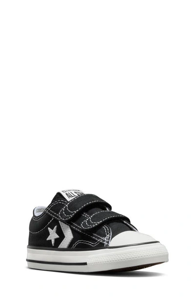 Converse Kids' All Star® Star Player 76 Easy-on Trainer In Black/ Vintage White/ Egret