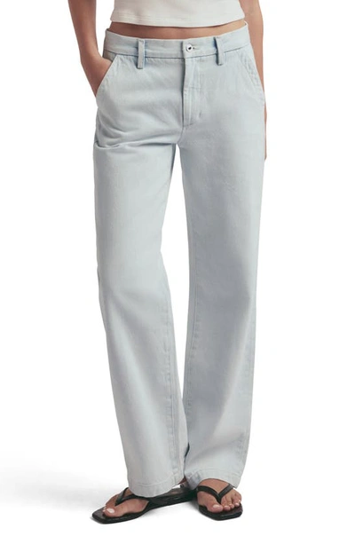 Favorite Daughter The Taylor Low Rise Wide Leg Trouser Jeans In Sierra