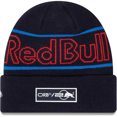 New Era Kids' Youth   Navy Red Bull Racing Team Cuffed Knit Hat