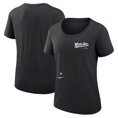 Nike Black Chicago White Sox Authentic Collection Performance Scoop Neck T-shirt