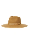 Brixton Jo Felted Wool Rancher Hat In Bronze