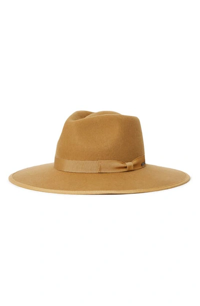 Brixton Jo Felted Wool Rancher Hat In Bronze