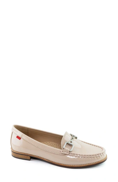 Marc Joseph New York Park Ave Loafer In Beige Soft Patent
