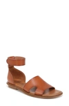 Zodiac Fran Ankle Strap Sandal In Brown