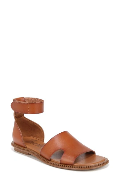 Zodiac Fran Ankle Strap Sandal In Brown