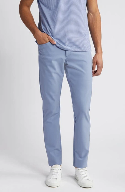 Scott Barber Five-pocket High Performance Pants In Blue