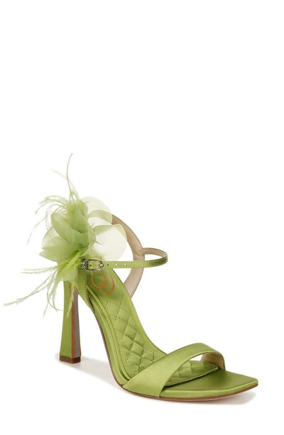 Sam Edelman Leana Ankle Strap Sandal In Tropic Green