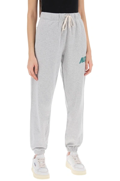 Autry Joggers With Logo Print In Grey
