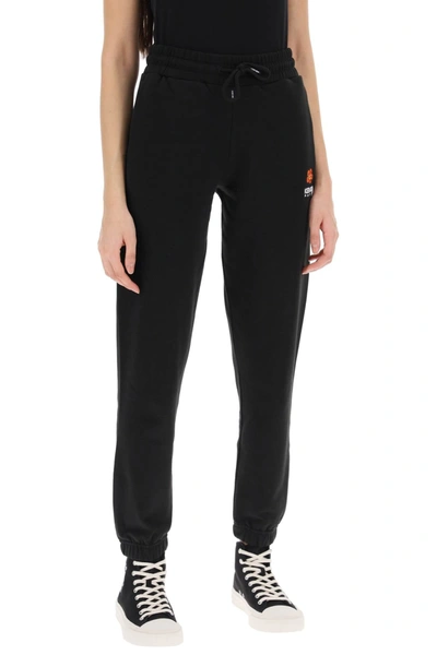 Kenzo Joggers With Embroidery In Black