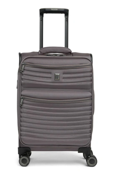 It Luggage Precurser 19" Softside Carry-on Luggage In Brown