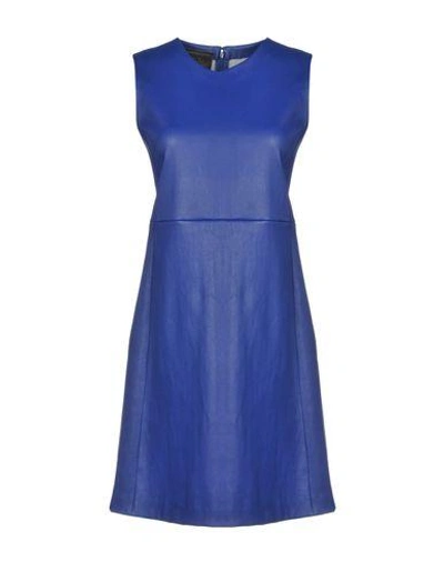 Prada Short Dress In Blue