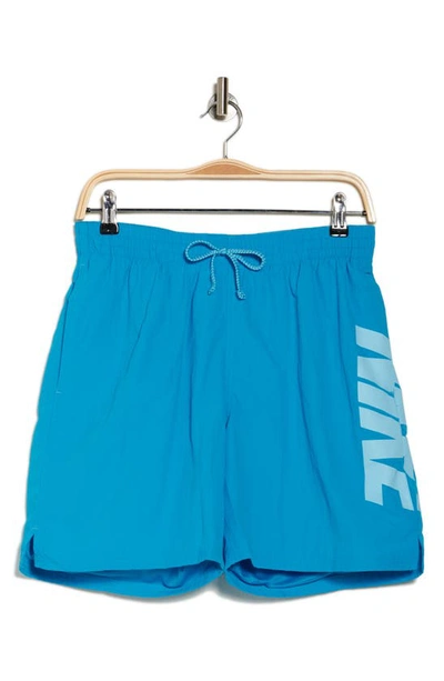 Nike 7" Volley Shorts In Blue Lightning