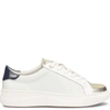 Söfft Women's Fianna Sneakers In White Croc And Gold In White/platino