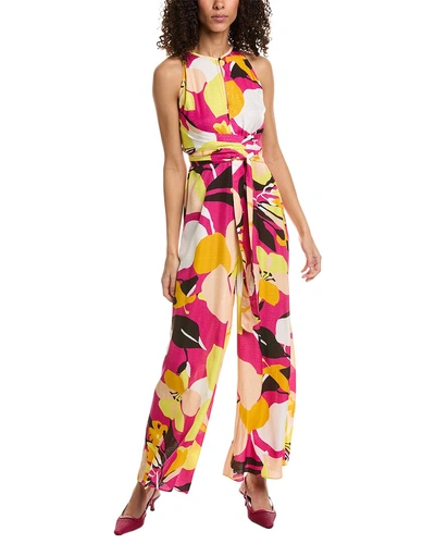 Ted Baker Jacquard Jumpsuit In Pink