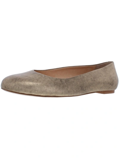 Walking Cradles Bronwyn Womens Faux Leather Slip On Ballet Flats In Multi