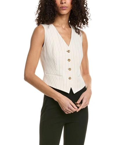 Ted Baker Fitted Vest In Beige