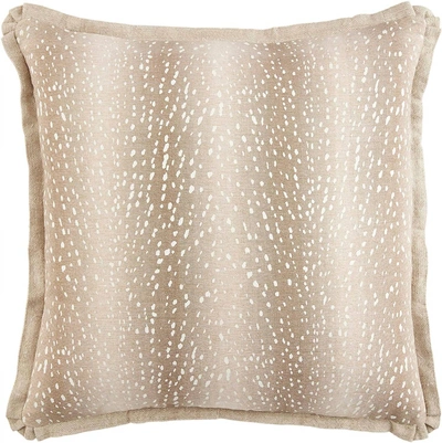 Mudpie Animal Print Pillow In Fawn In Neutral