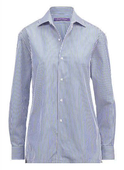 Ralph Lauren Bengal Stripe Shirt In Blue