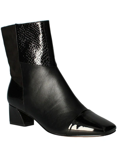 J. Reneé Mavati Womens Square Toe Ankle Mid-calf Boots In Black