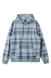 Quiksilver Great Otway Stripe Hoodie In Blue Stripe