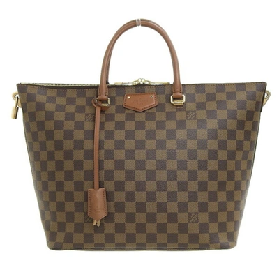 Pre-owned Louis Vuitton Belmont Canvas Tote Bag () In Brown