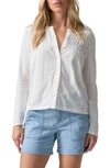 Sanctuary You're The One Smocked Button-up Top In Chalk
