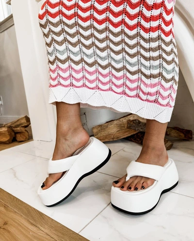 Jeffrey Campbell Crybaby Sandal In White | ModeSens