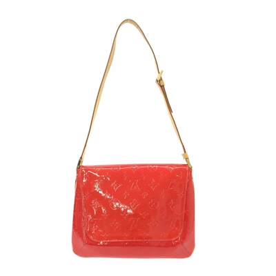 Pre-owned Louis Vuitton Thompson Street Patent Leather Shoulder Bag () In Red
