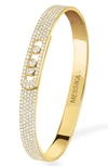 Messika Move Noa Pavé Diamond Bracelet In Yellow Gold