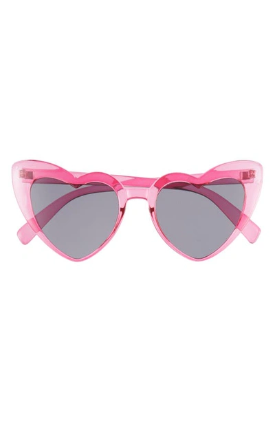 Bp. Bold Heart Sunglasses In Pink